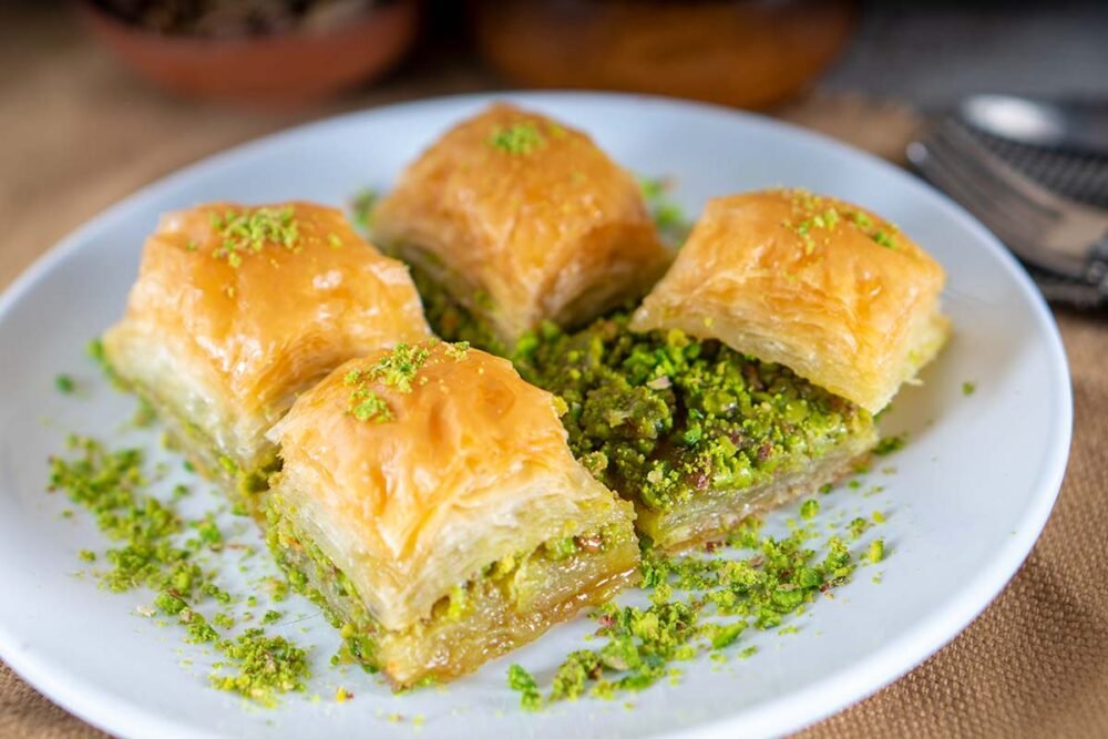 Pistachio Baklavas